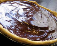 Tarte au chocolat au lait