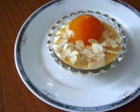 Crème d'abricots aux amandes