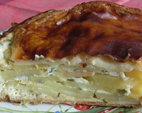 Tourte parmentière au chèvre frais