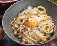 Pâte carbonara au Cookeo