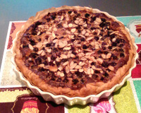 Tarte aux mures amandées
