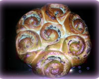 Chinois crème pâtissière et pépites de chocolat