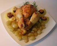 Coquelet farci en habit de fête