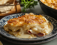 Gratin dauphinois au blanc de poulet