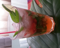 Cocktail Virgin Mojito à la fraise