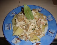 Pasta ricotta et champignons