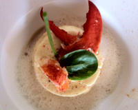 Petits flans au homard