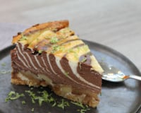 Zebra cheesecake
