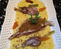 Cous de canards farçis
