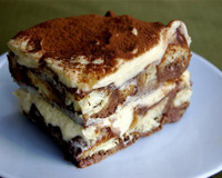 Tiramisu au chocolat noir
