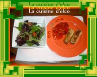 Une recette fraîche avec une salade à la sauce soja qui donne un petit goût exotique