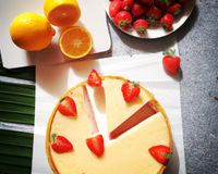 Cheesecake aux fraises et citron