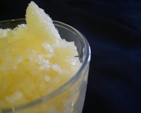 Granité à l'ananas et au saké