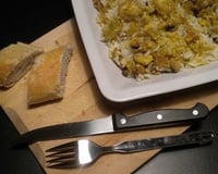 Poulet à la créole à la banane et aux noix de cajou