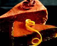 Cheesecake orange-chocolat