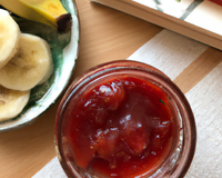 Confiture de fraises, banane et badiane