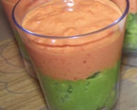 Verrine avocat poivron