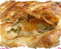 Croustade de poulet aux légumes