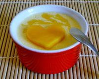 Un dessert très léger, fruité qu'on peut accompagner d'un coulis de mangue.