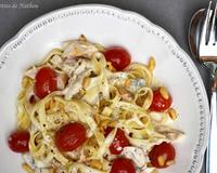 Un reste de poulet rôti ? Accommodons-le avec des pâtes !
Du gorgonzola à ne plus savoir quoi en faire ? Hop... une petite sauce pour les pâtes !
Des tomates cerise…