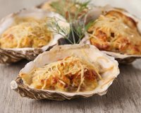 Huîtres gratinées