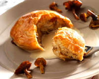 Feuilleté de volaille forestière au Comté