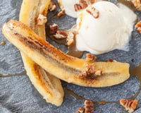 Bananes rôties au air fryer : un dessert minute qui va vous régaler en un rien de temps !