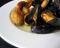 Moules au Roquefort