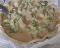 Tarte à la rhubarbe classique