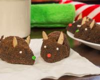 Des petites souris au chocolat et aux biscuits, tellement faciles à réaliser, c'est un vrai jeu d'enfant.