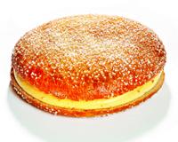Recette de le tarte tropézienne de Dorian Niéto parue dans"750g le mag" n°7, juin-juillet 2014.