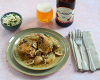 Le poulet au cidre Écusson