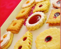 Petits sablés à la confiture et au nutella
