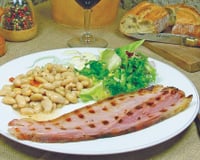 Jambon de Vendée et mogette