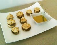Une délicieuse, simple et économique recette de champignons frais farcis de fromage fondant Philadephia. A déguster sans réserve !