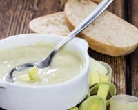 Soupe de blancs de poireaux