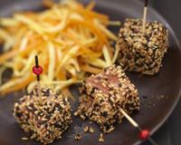 Une recette réalisée pour le Saumon écossais Label Rouge par Valéry Drouet et les photos par Pierre-Louis Viel.