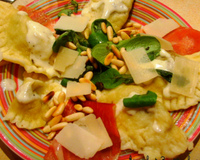 Une petite merveille que j'ai découvert dans un bistro parisien, j'ai décidé de recréer de toutes part cette recette aux saveurs italiennes…