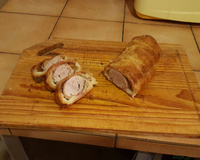 Filet mignon en croûte à la poitrine fumée et moutarde de Dijon