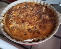 Tarte fondante aux Saint-Jacques