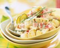 Salade de pommes de terre au jambon