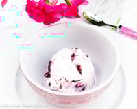 Glace au lait de brebis façon "Amarena"