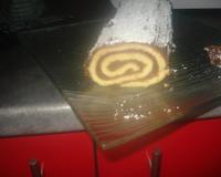 Gâteau roulé pralinoise.