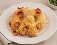 Bretzel pizza au chorizo