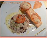 Du saumon sublimé par sa sauce au champagne