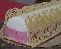 Bûche citron framboise