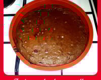 Fondant au chocolat et aux groseilles