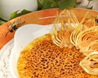 Crème brûlée au fenouil confit et à l'Absinthe du Haut-Doubs