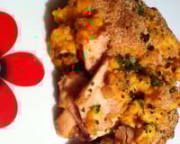 Parmentier de poulet rôti aux patates douces