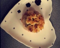 Crumble de pommes-rhubarbe